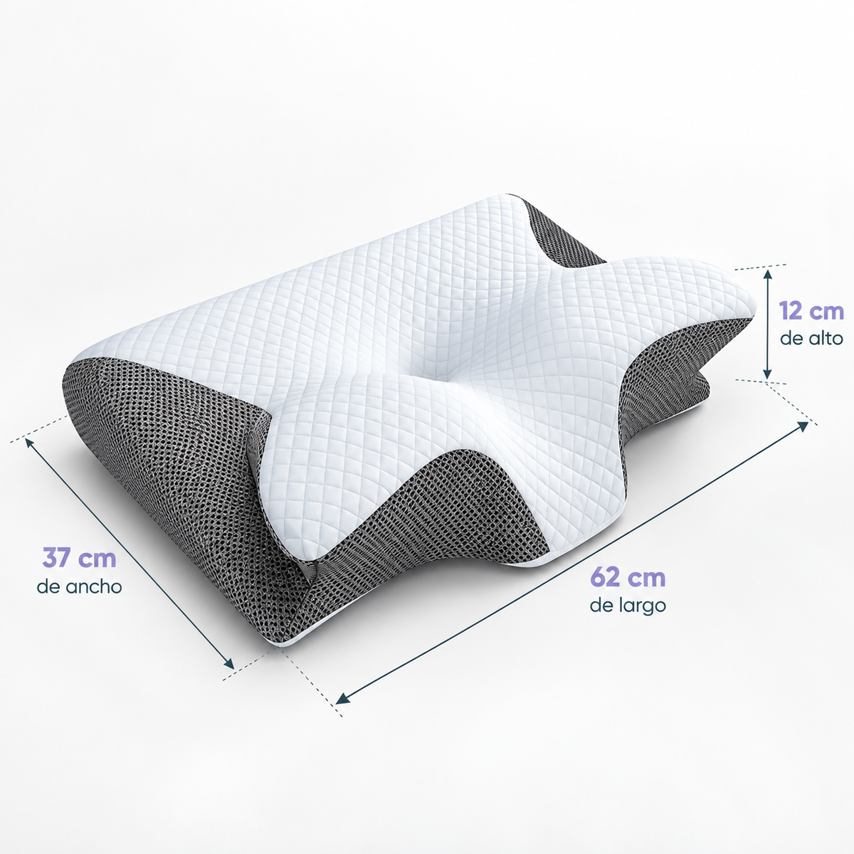 💤  Vivalia Descanso™ — Almohada Cervical Ergonómica.