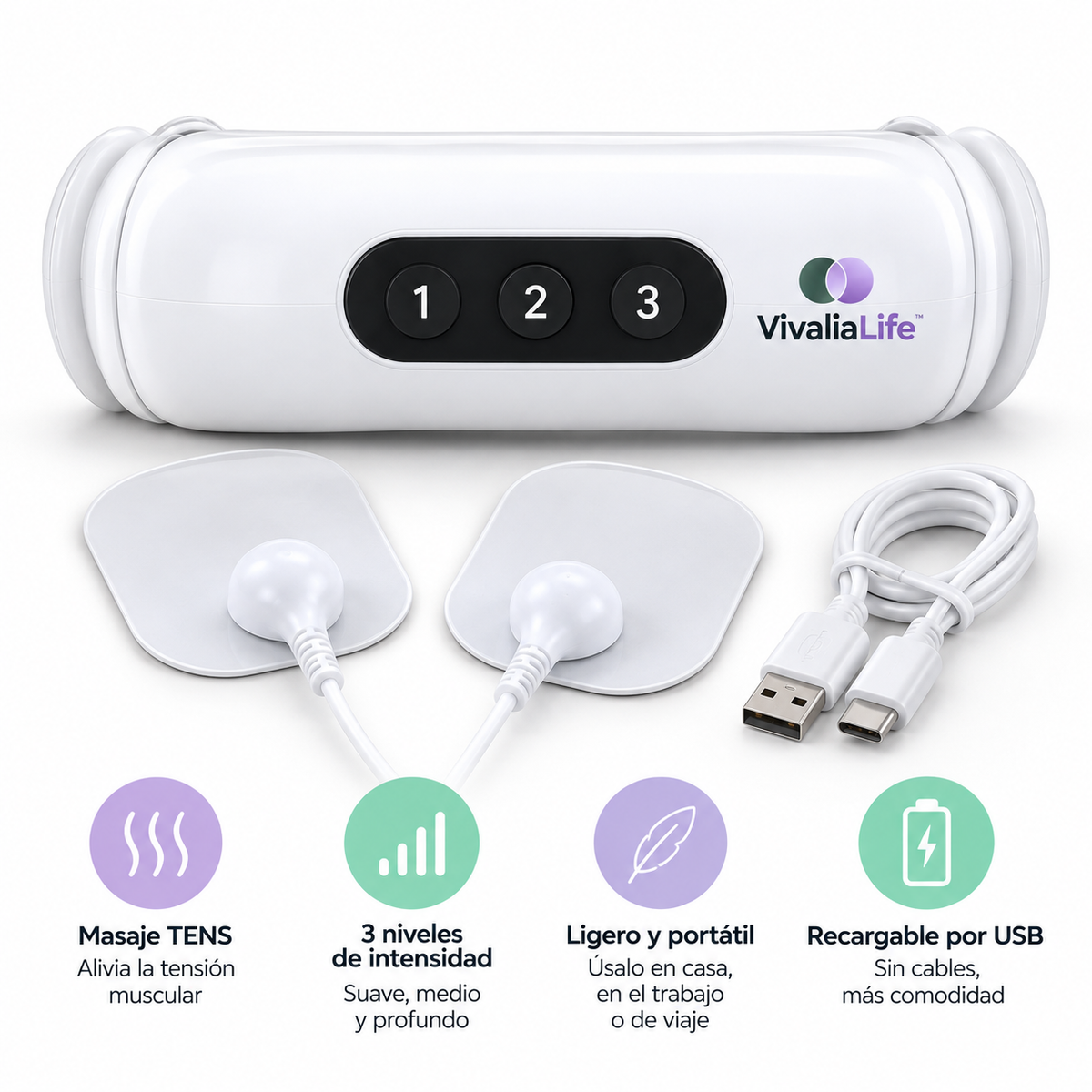 💆 VivaliaLife Relax™ Masajeador Cervical EMS para Cuello y Espalda