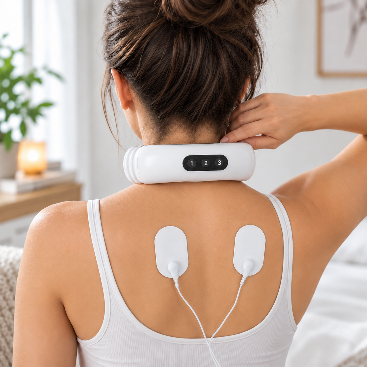 💆 VivaliaLife Relax™ Masajeador Cervical EMS para Cuello y Espalda