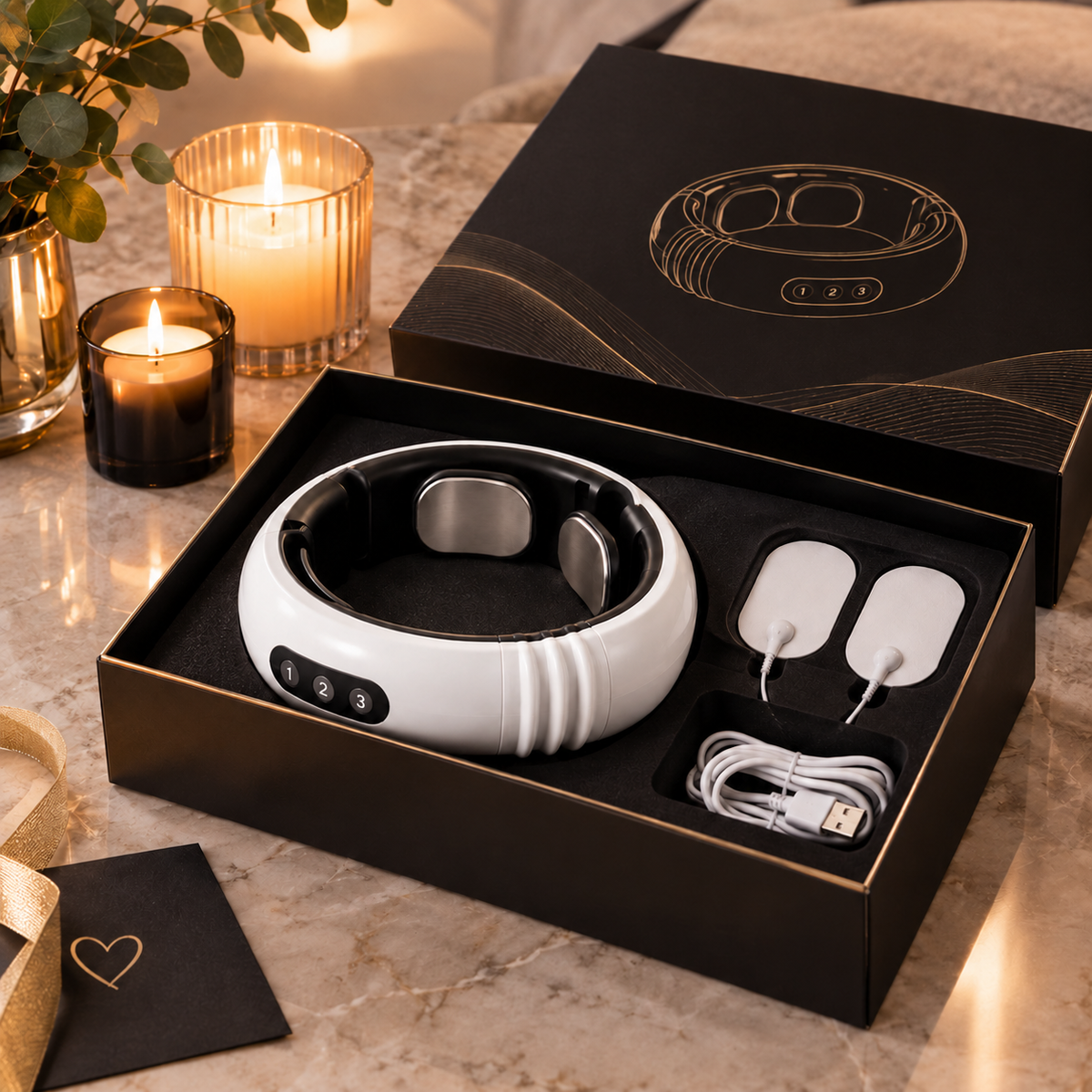 💆 VivaliaLife Relax™ Masajeador Cervical EMS para Cuello y Espalda