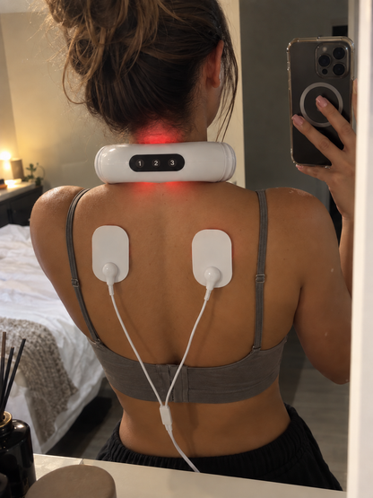 💆 VivaliaLife Relax™ Masajeador Cervical EMS para Cuello y Espalda