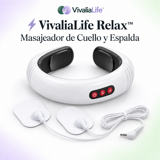 💆 VivaliaLife Relax™ Masajeador Cervical EMS para Cuello y Espalda